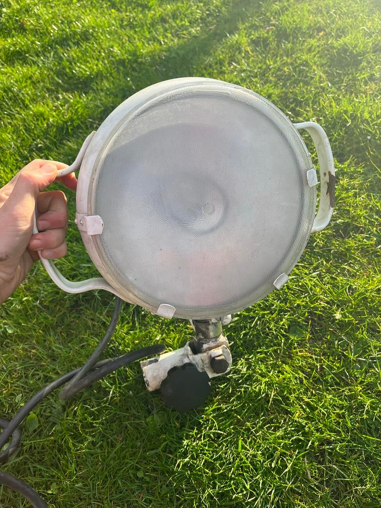 Vintage Bosch SBFV 200 Zoeklicht - Industrieel / Oldtimer, Ophalen of Verzenden