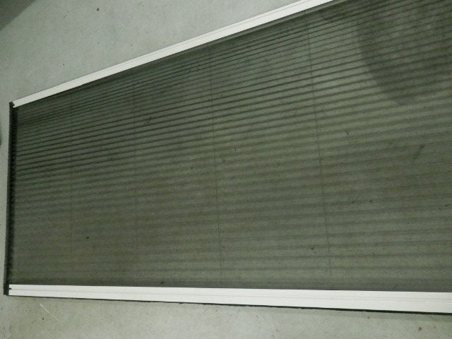 Plissé hordeur, zo goed als nieuw, Ophalen, Kunststof, 80 tot 100 cm, 215 cm of meer