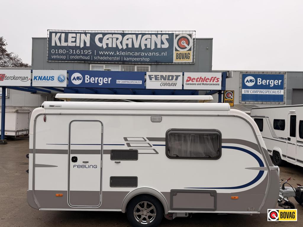 Eriba Feeling 390 VERKOCHT!, Caravans en Kamperen, Caravans, Overige typen, Tot en met 2, Schokbreker, Bedrijf