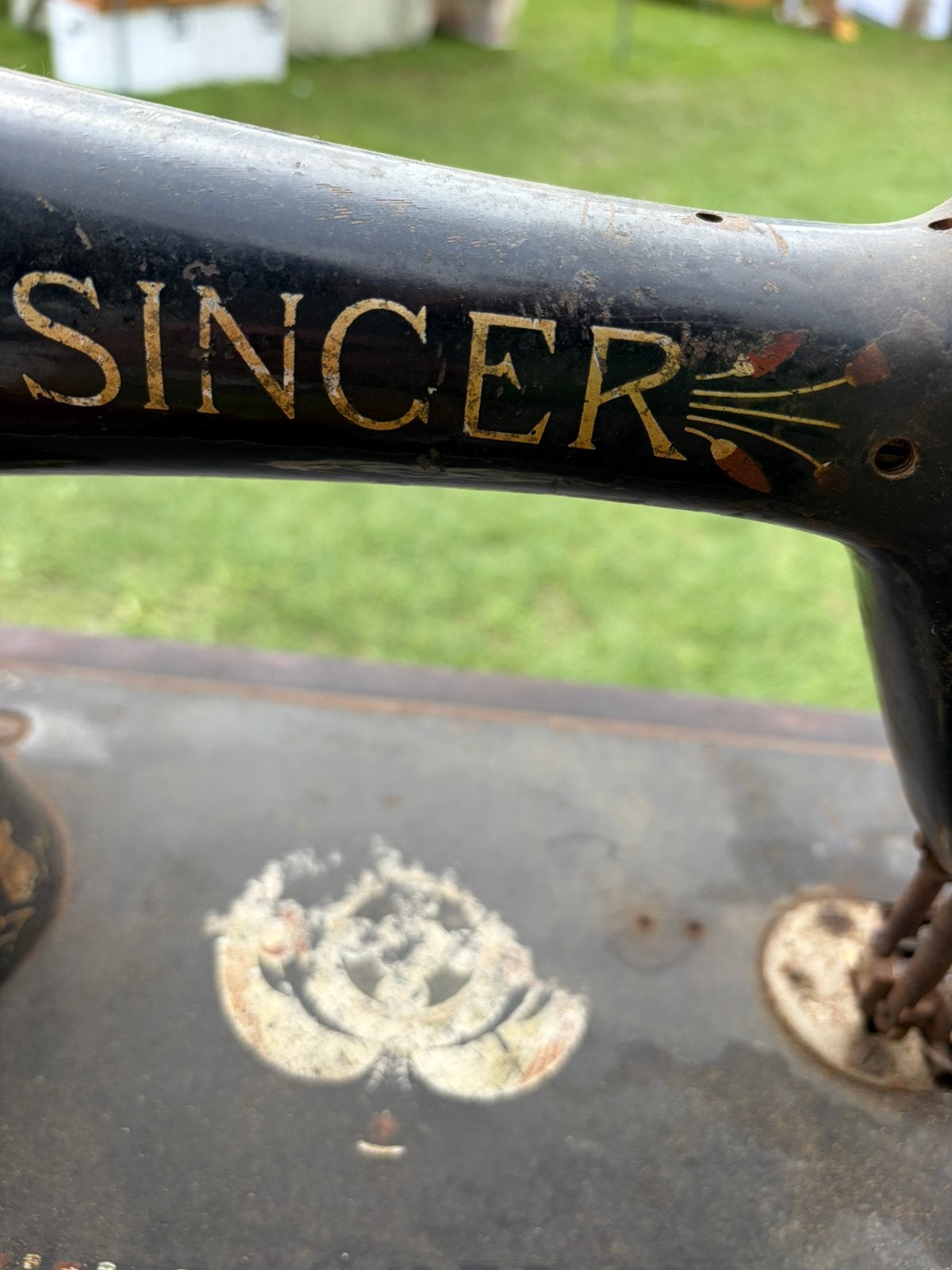 Singer naaimachine, Ophalen