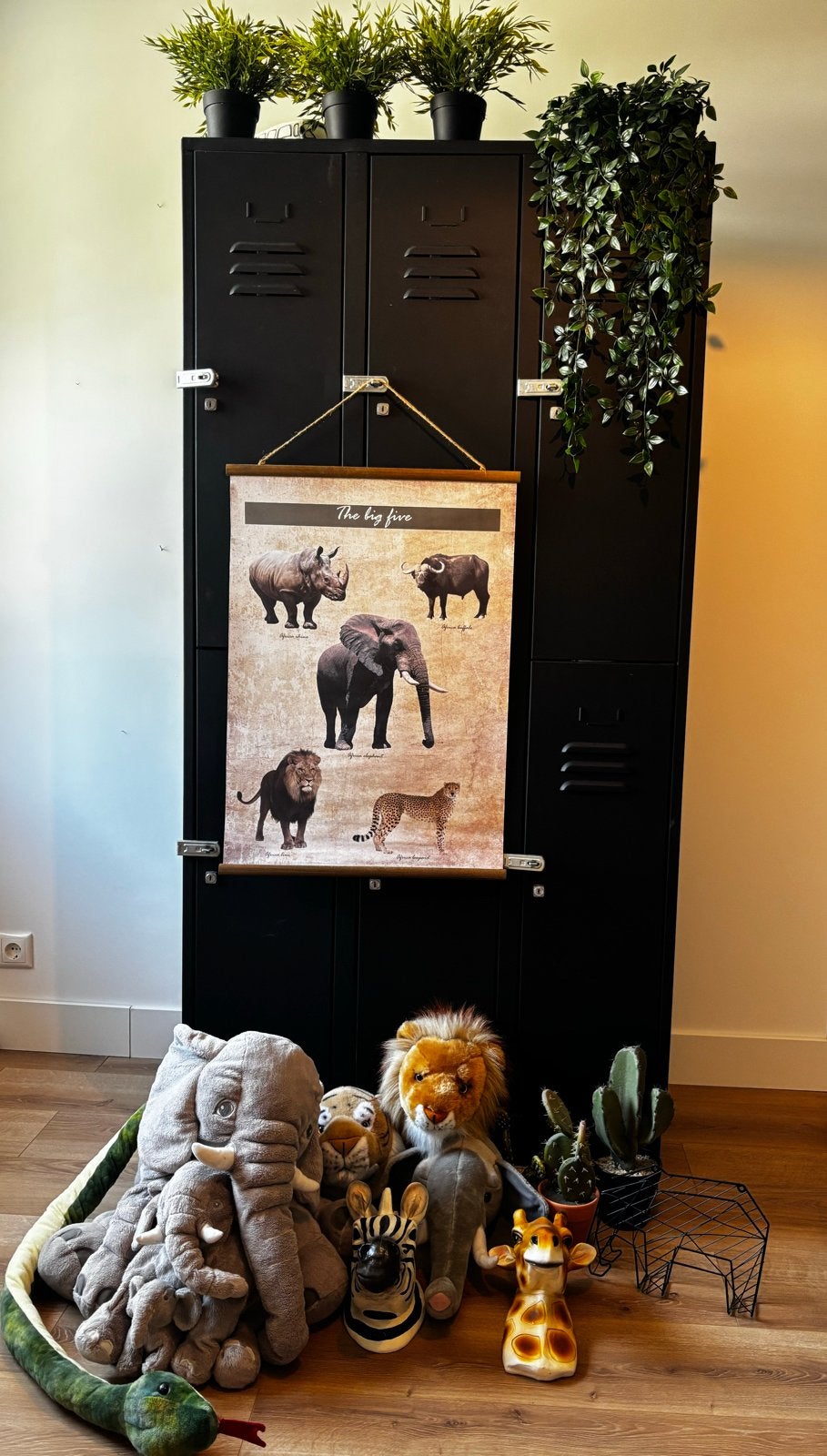Safari decoratie set voor een kinderkamer, Ophalen, Meerkleurig, Overige stijlen, Zo goed als nieuw