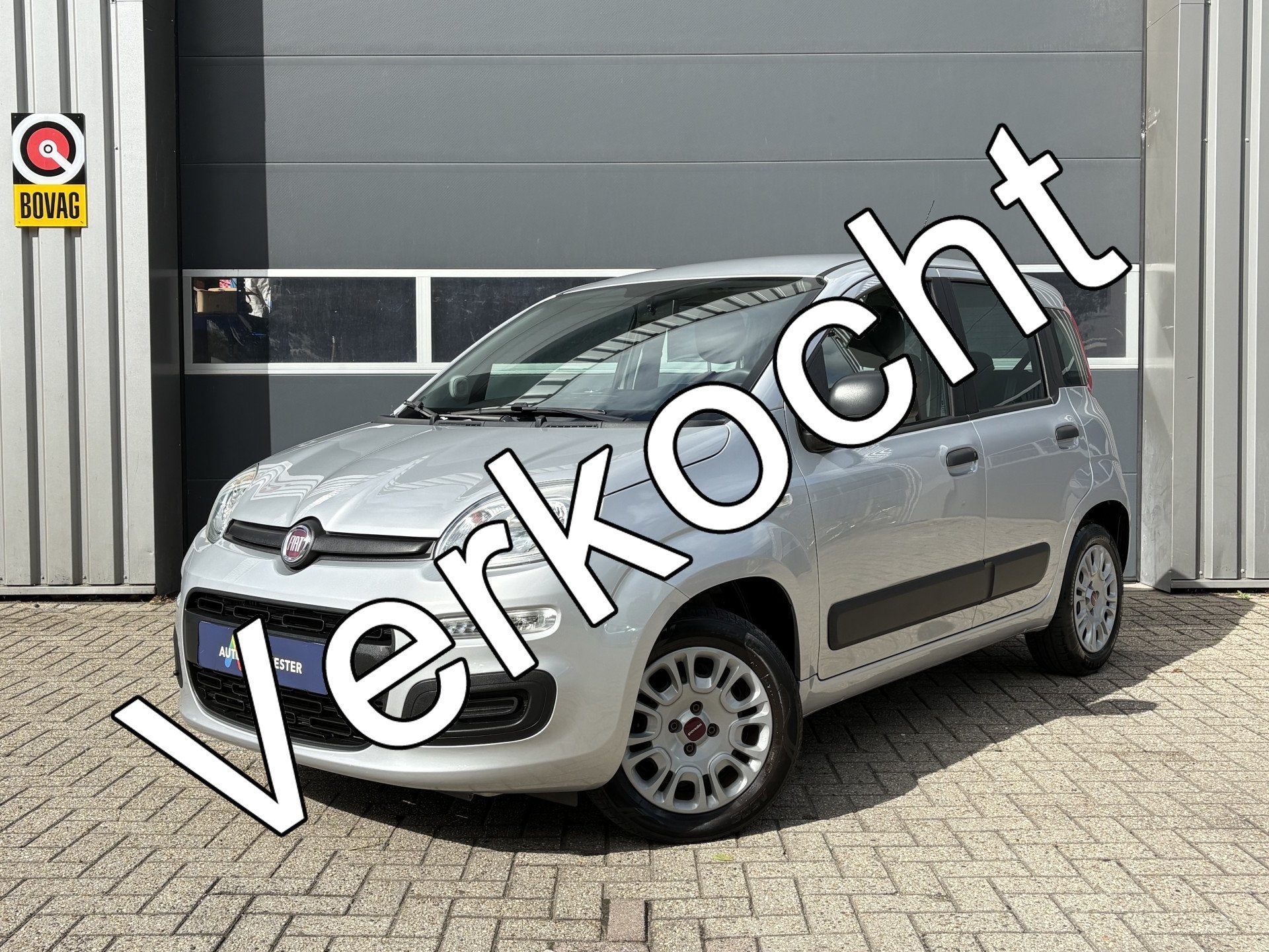 Fiat Panda 0.9 TwinAir Popstar Automaat | Airco | Uconnect |, Auto's, 12 maanden, Stof, Gebruikt, Zwart