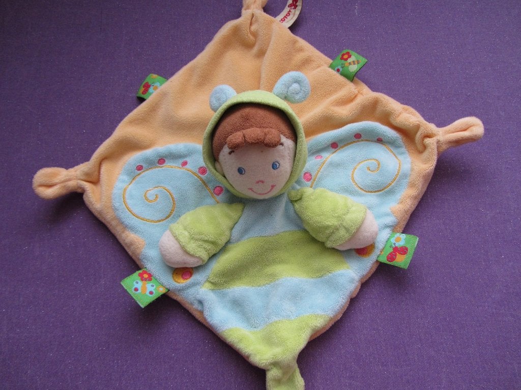 NICOTOY SIMBA DICKIE Knuffeldoekje POPJE VLINDER, Overige typen, Ophalen of Verzenden, Nicotoy, Met label