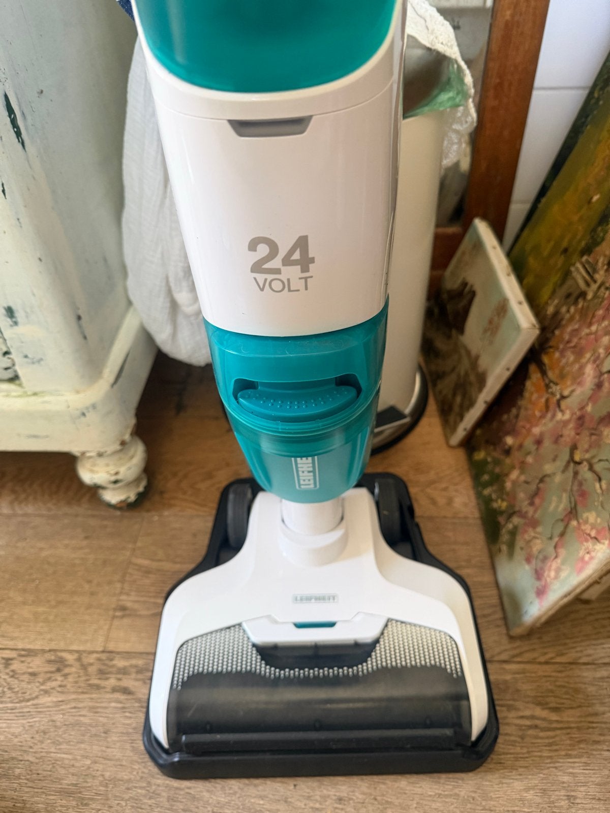 Leifheit Regulus Aqua PowerVac 24V Steelstofzuiger, Ophalen, Zo goed als nieuw