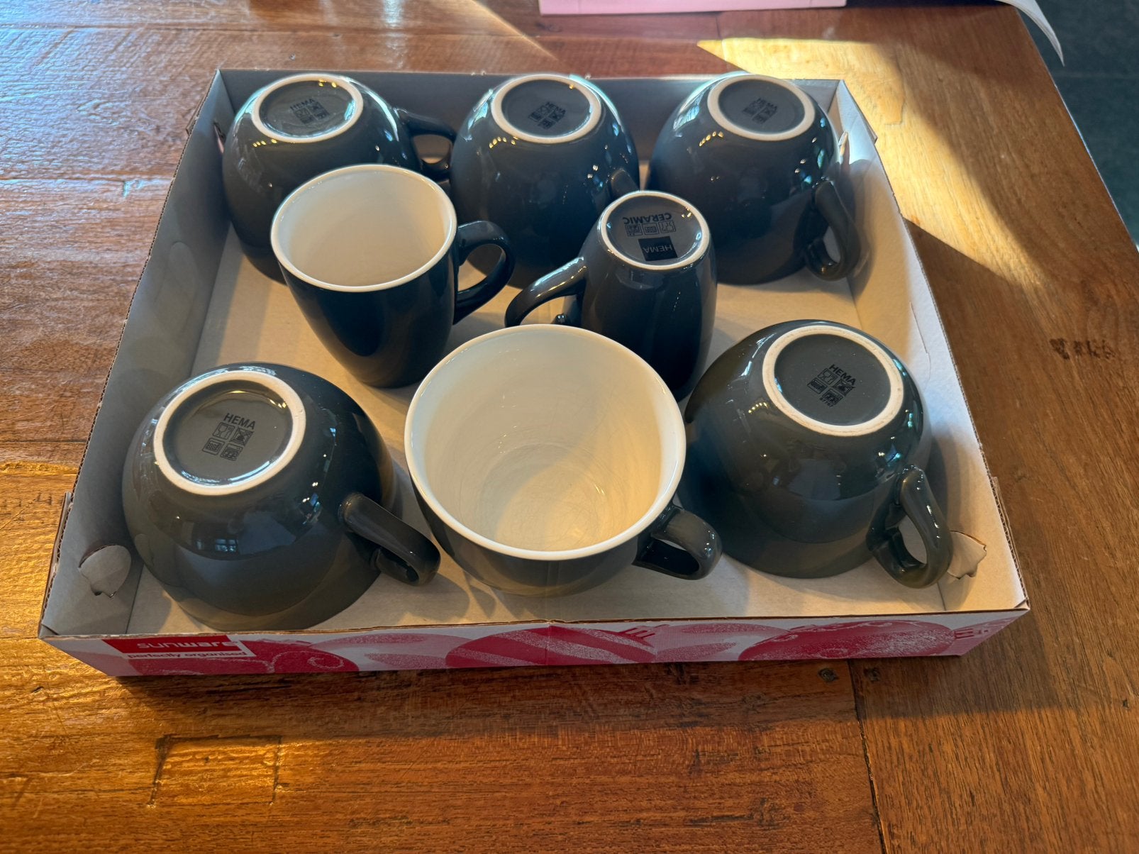 Cappucino en koffiekoppen 8 stuks, Huis en Inrichting, Ophalen, Gebruikt, Overige stijlen, Kop(pen) en/of Schotel(s)