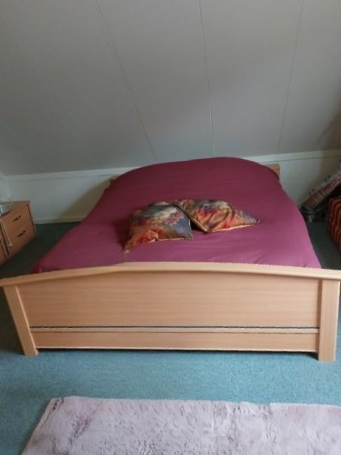 Complete slaapkamer 160x200 bijna gratis, Ophalen, Gebruikt, Tweepersoons
