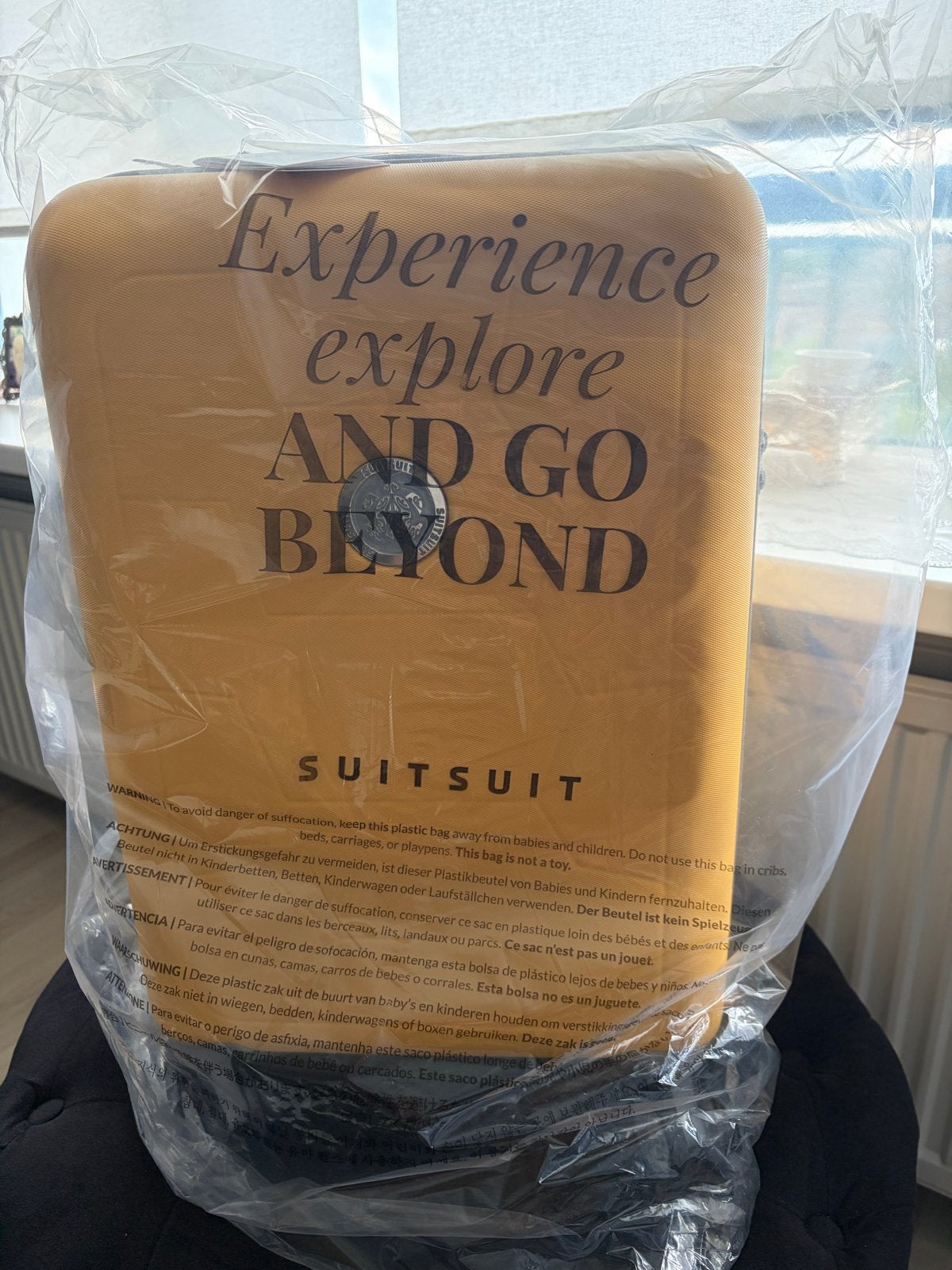 SUITSUIT Koffer Geel - Nieuw met labels, Sieraden, Tassen en Uiterlijk, Koffers, Ophalen, 50 tot 60 cm, Hard kunststof, 35 tot 45 cm