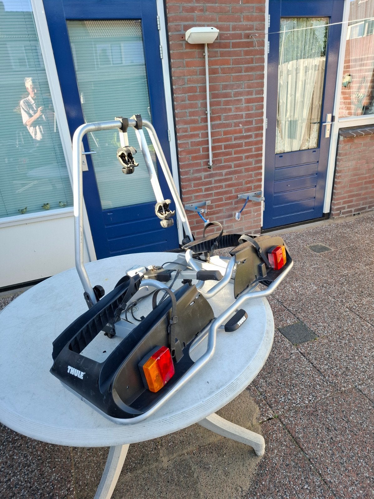 Thule EP 916 Fietsendrager - Max. 60 kg, Ophalen, Zo goed als nieuw, Brede banden, 2 fietsen