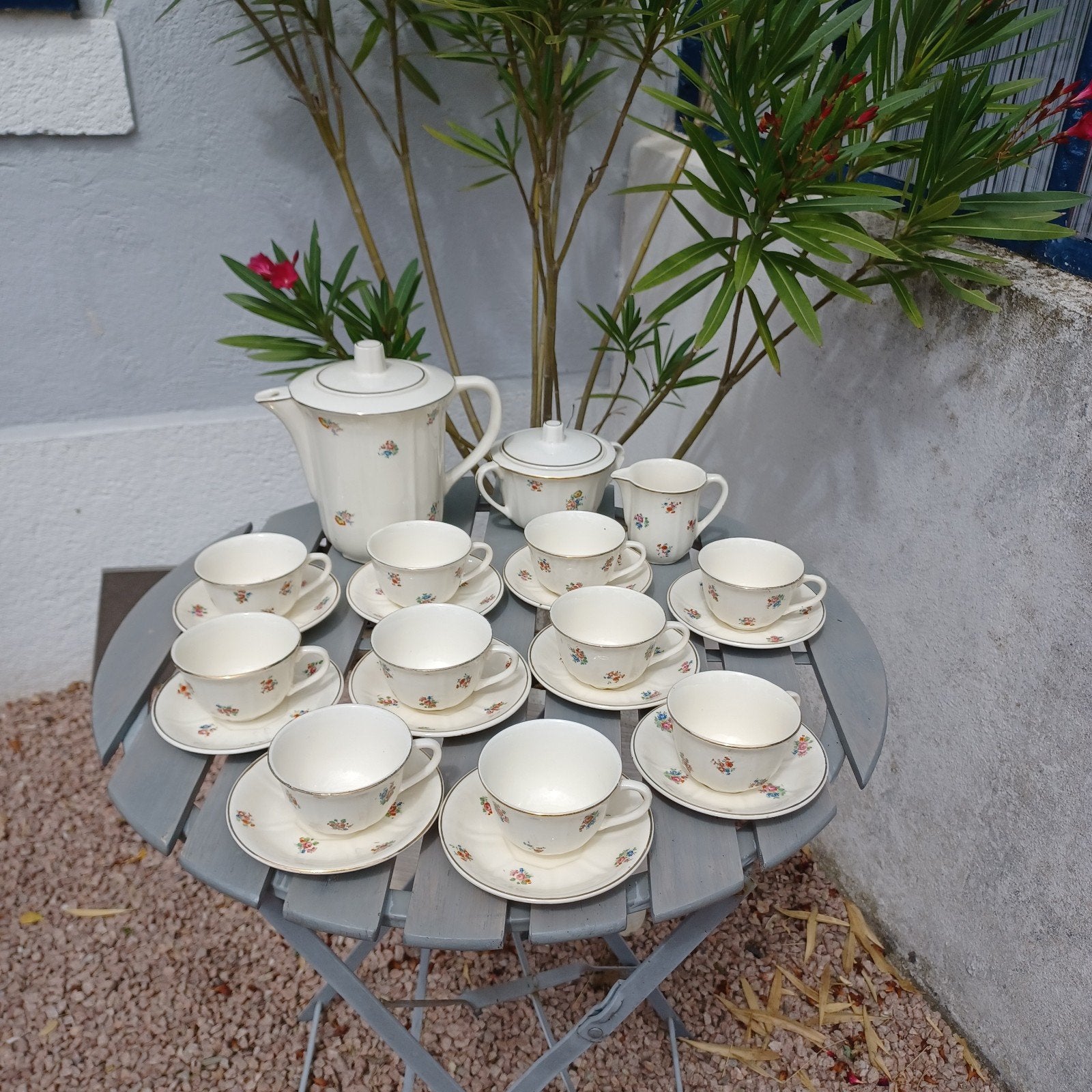 theeservies, Huis en Inrichting, Keuken | Servies, Overige typen, Ophalen of Verzenden, Zo goed als nieuw, Overige stijlen