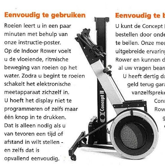Foto 7 van Concept2 model C + PM2 monitor indoor rower / roeitrainer