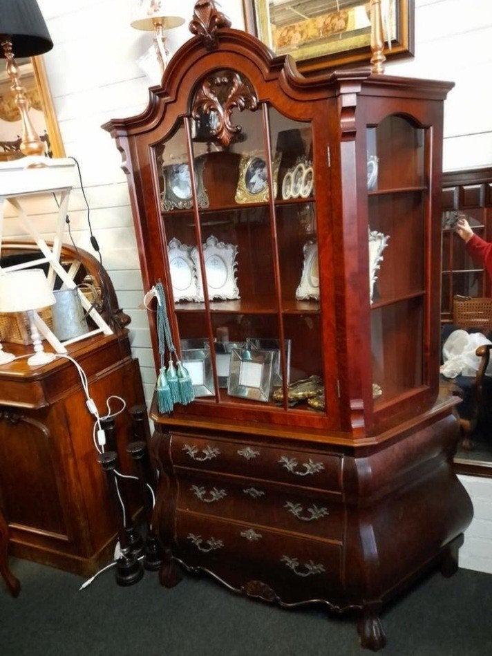 Noten laden vitrine kast, Ophalen, 50 tot 100 cm, Zo goed als nieuw, 3 of 4 laden