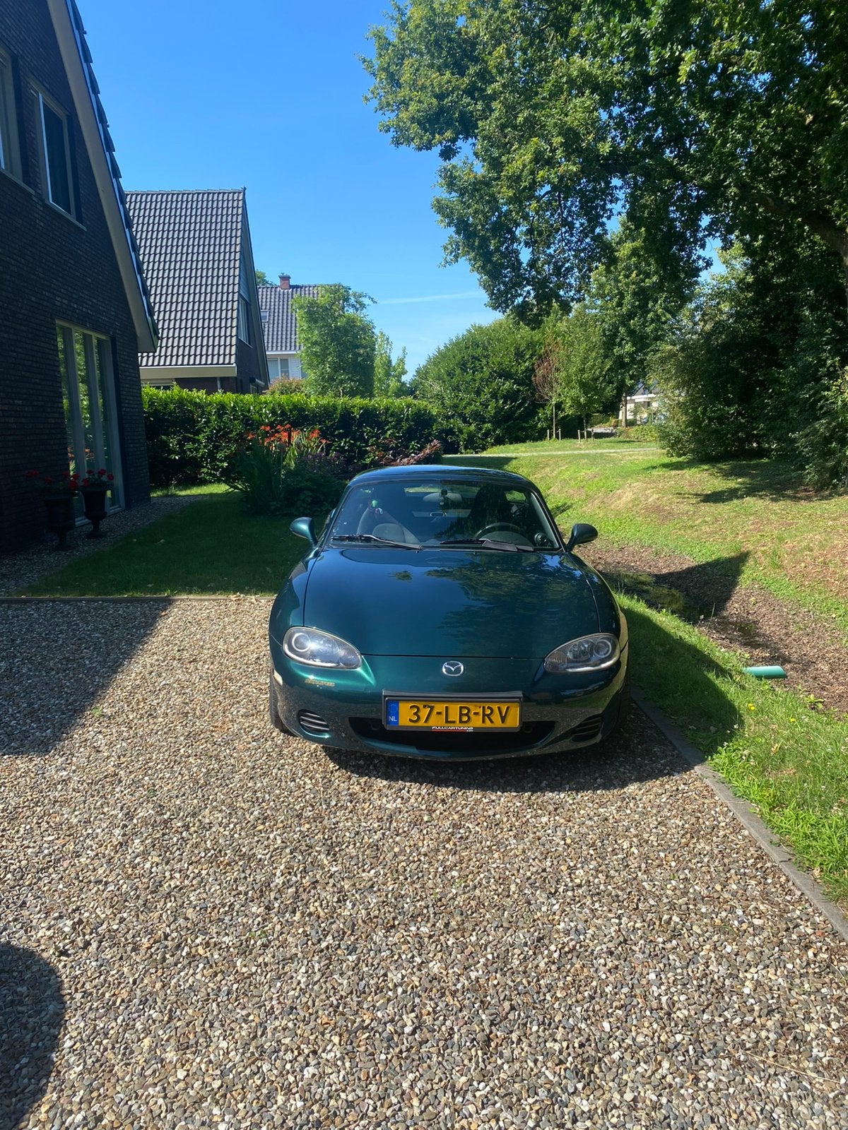 Mazda MX-5 1.6 I 2002 Groen, Auto's, Achterwielaandrijving, 40 €/maand, 4 cilinders, Cabriolet