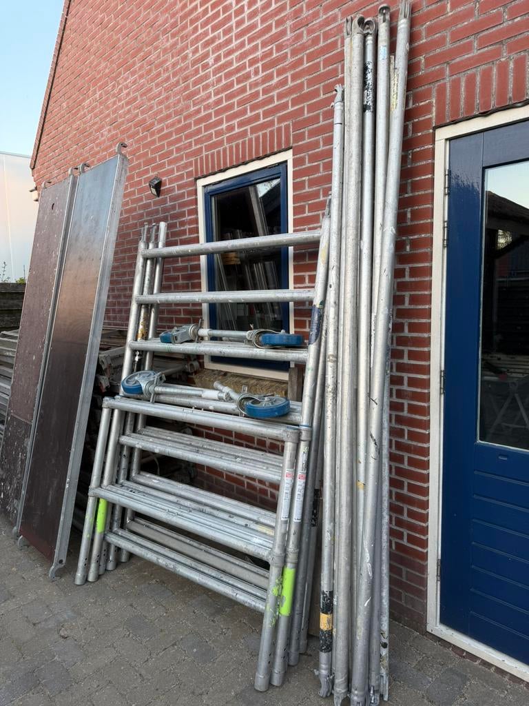 TE KOOP ALUMINIUM ROLSTEIGER, Ophalen, Gebruikt, Rolsteiger of Kamersteiger, 5 meter of hoger