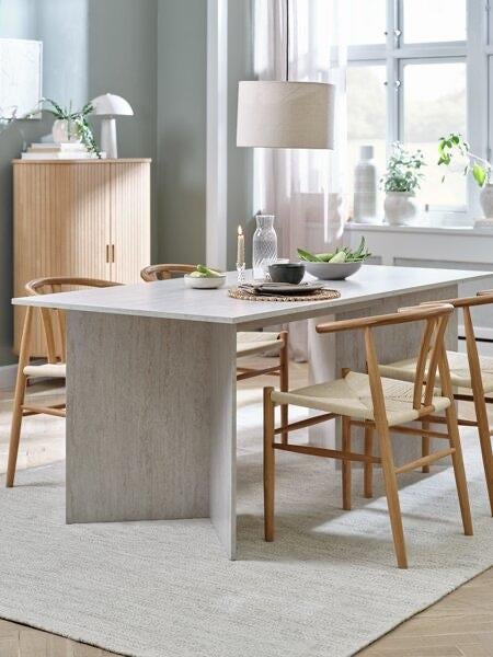 JYSK Krondal tafel - zo goed als nieuw, Huis en Inrichting, Ophalen, 100 tot 150 cm, 50 tot 100 cm, Zo goed als nieuw