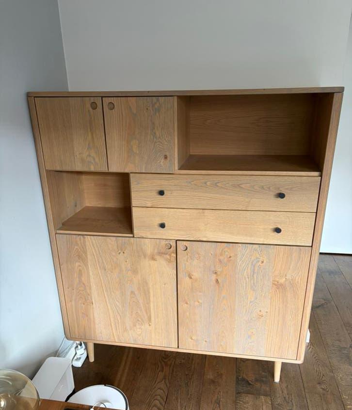 Massief eiken Kast, Ophalen, Zo goed als nieuw