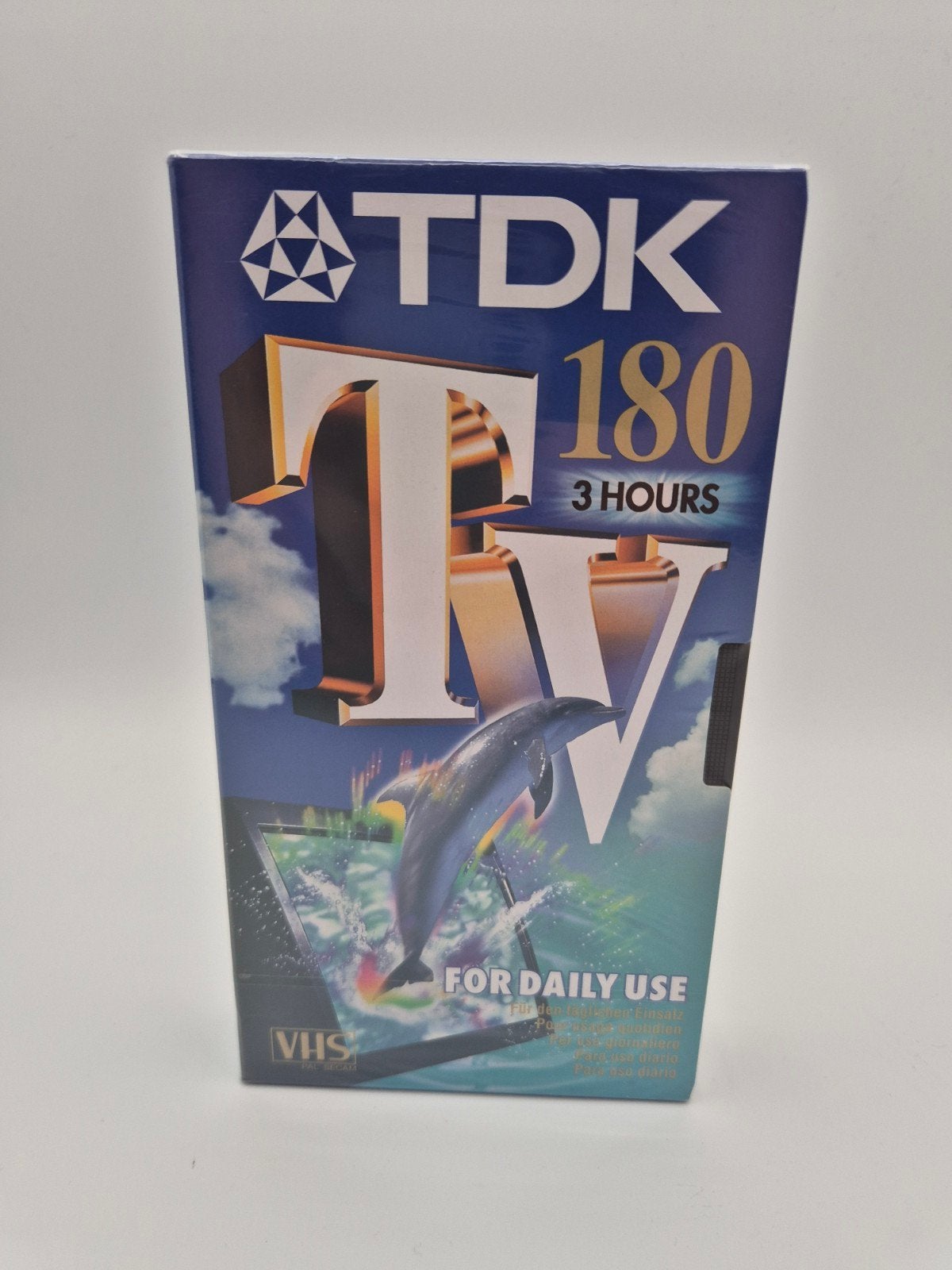 TDK TV 180 VHS Videoband - Nieuw in verpakking, Ophalen of Verzenden, Nieuw in verpakking, VHS