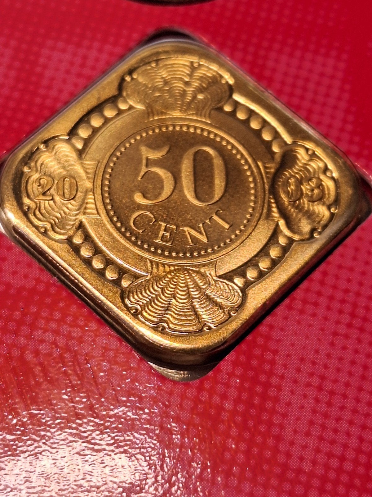Nederlandse Antillen 50 cent 2003 bu, Ophalen of Verzenden, Koningin Beatrix
