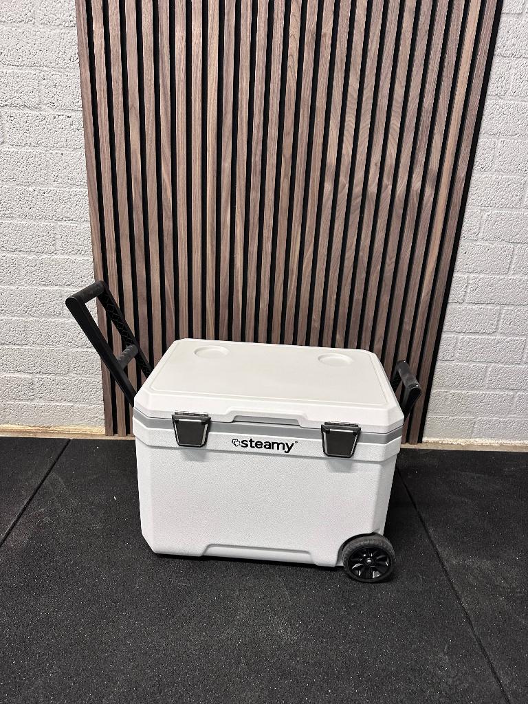 Steamy Marine 45 Liter koelbox op wielen showroommodel, Caravans en Kamperen, Koelboxen, Ophalen, Nieuw, Koelbox, Koelelement