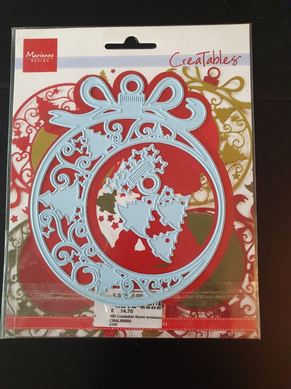 Marianne Design Creatables Kerst Ornament LR0560, Geschikt voor snijden, Zo goed als nieuw, Blauw, Overige merken