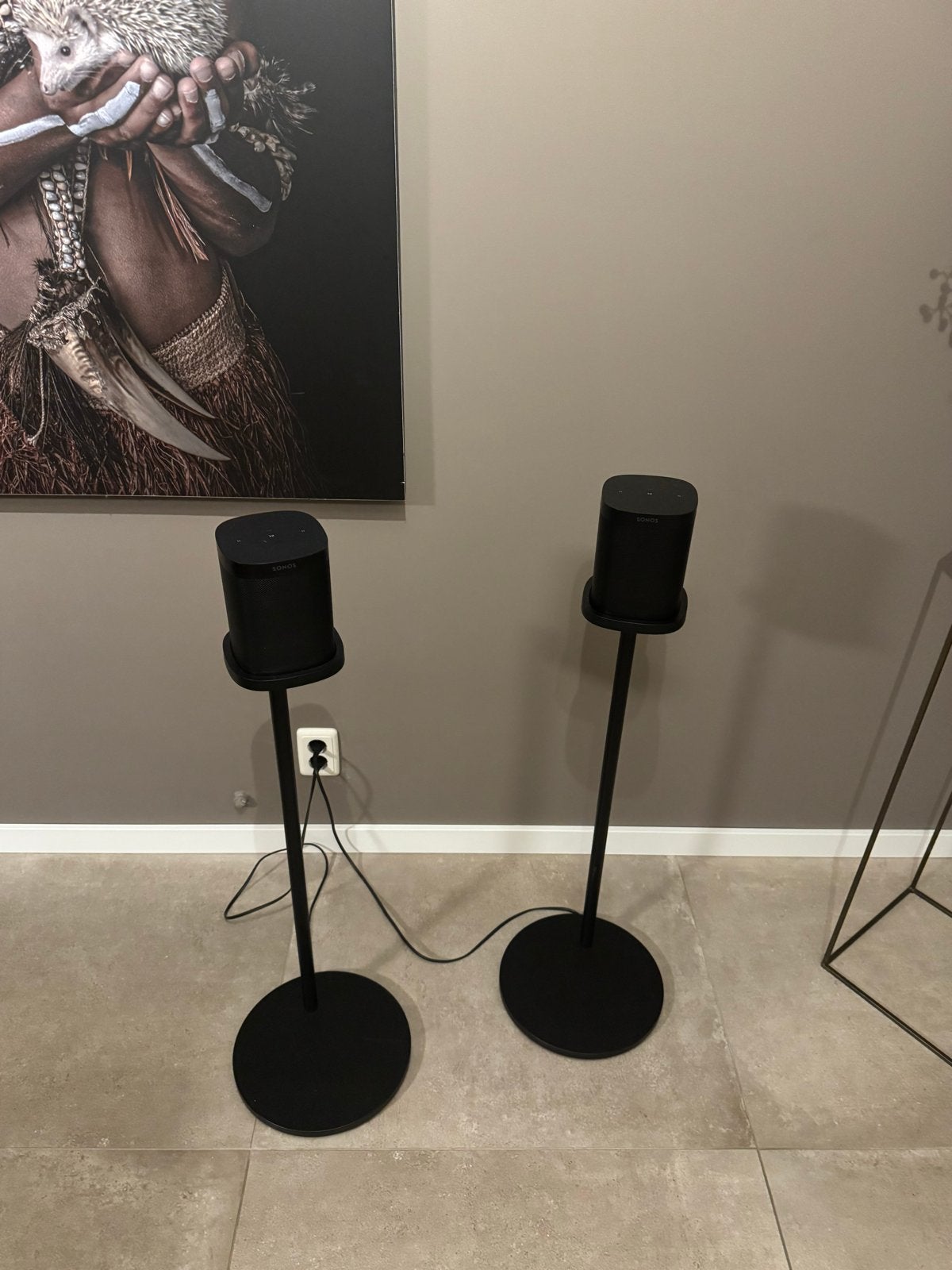 Sonos One SL speakers met standaarden, Slimme speaker, Inclusief standaarden, Ophalen of Verzenden, Zo goed als nieuw
