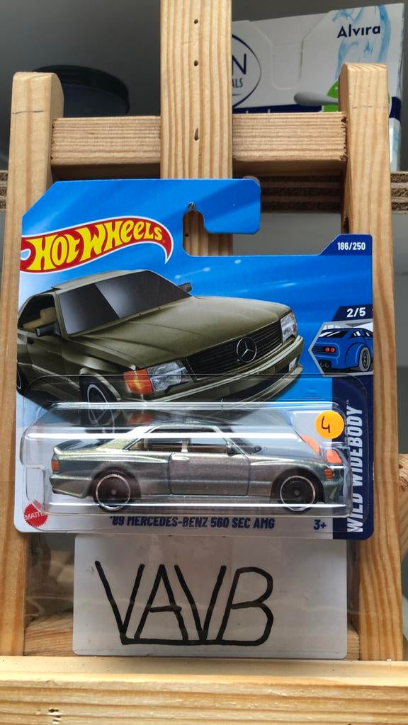 10 Mercedes benz 560 sec amg Hot Wheels Hotwheels VAVB nieuw, Ophalen of Verzenden, Nieuw, Auto