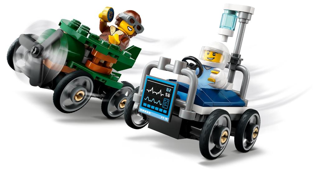 LEGO City 60459 Vliegtuig Vs. Ziekenhuisbed 70 delig, Ophalen of Verzenden, Nieuw, Complete set, Lego
