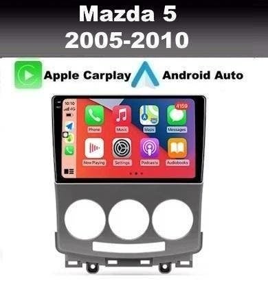 Mazda 5 radio navigatie android 14 apple carplay dab+ wifi, Auto diversen, Autoradio's, Ophalen of Verzenden, Nieuw