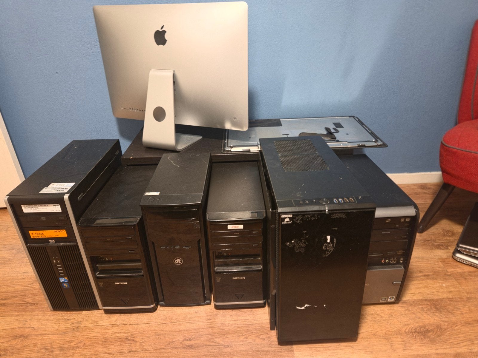 Partij computers werkend, Ophalen, Gebruikt, HDD, 8 GB