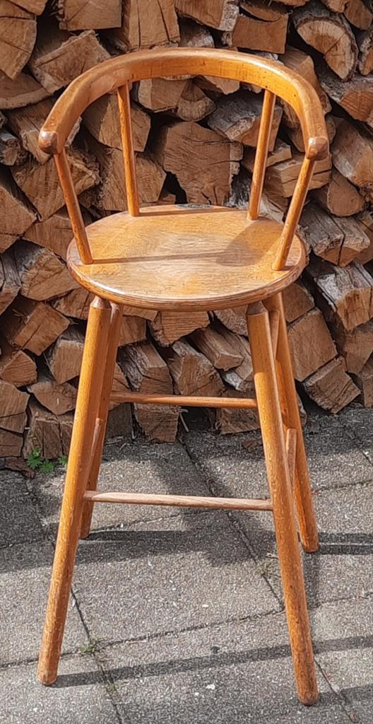 Kibofa Nostalgische Houten Kinderstoel - Prima Kwaliteit, Ophalen, Gebruikt, Overige typen, Aanschuifbaar