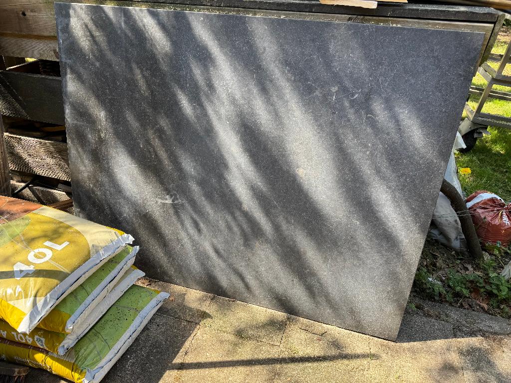 Hardsteen tafelblad voor tafel buitenkeuken bar sta-tafel, Ophalen, Zo goed als nieuw, Rechthoekig, Overige materialen