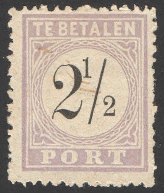 Suriname Port 1 ongebruikt 1886-88, Ophalen of Verzenden, Postfris
