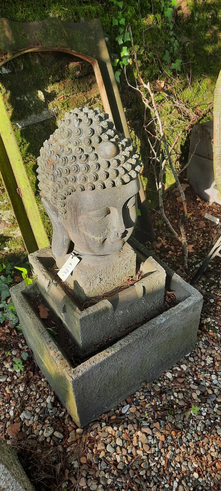 Boeddha beeld  waterornament- Tuinbeeld, Tuin en Terras, Ophalen, Gebruikt, Waterornament