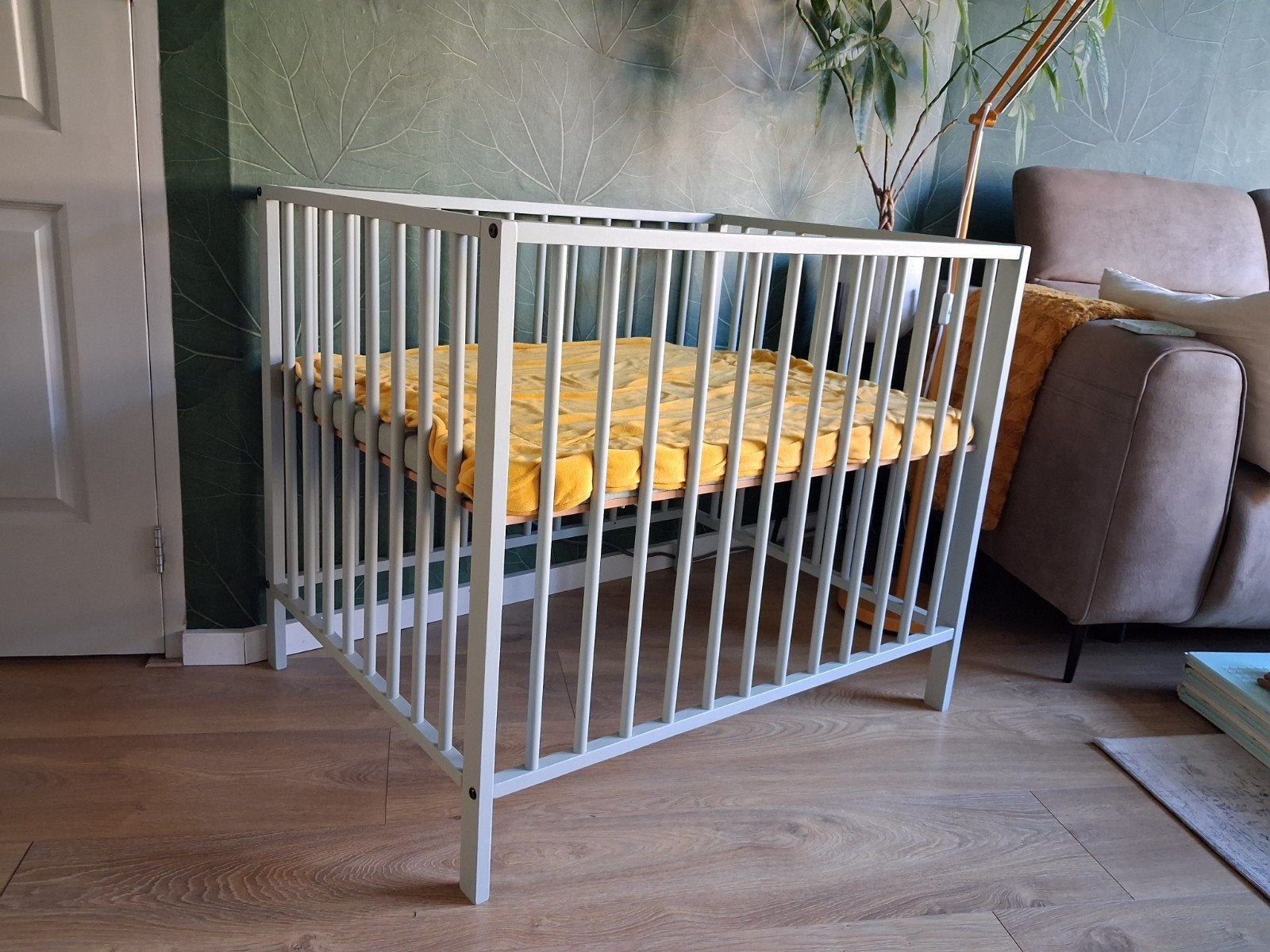 Box met verstelbare bodem, Kinderen en Baby's, Boxen, Ophalen, Gebruikt, Rechthoekig, Boxkleed