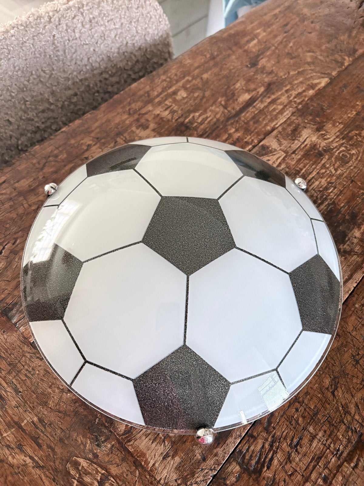 Plafonnière, voetbal., Ophalen, Modern, E27 (groot), Plafondlamp