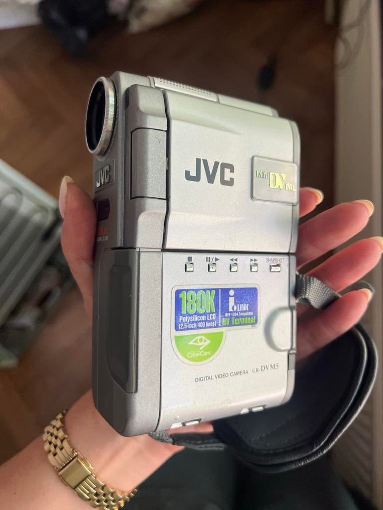 JVC GR-DVM5 Mini DV Digitale Videocamera met Tas, Audio, Tv en Foto, Videocamera's Digitaal, Mini dv, Gebruikt, JVC, Camera