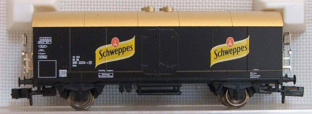 Fleischmann koelwagon "Schweppes", Hobby en Vrije tijd, Modeltreinen | N-Spoor, Gelijkstroom, Fleischmann, Wagon, Ophalen of Verzenden