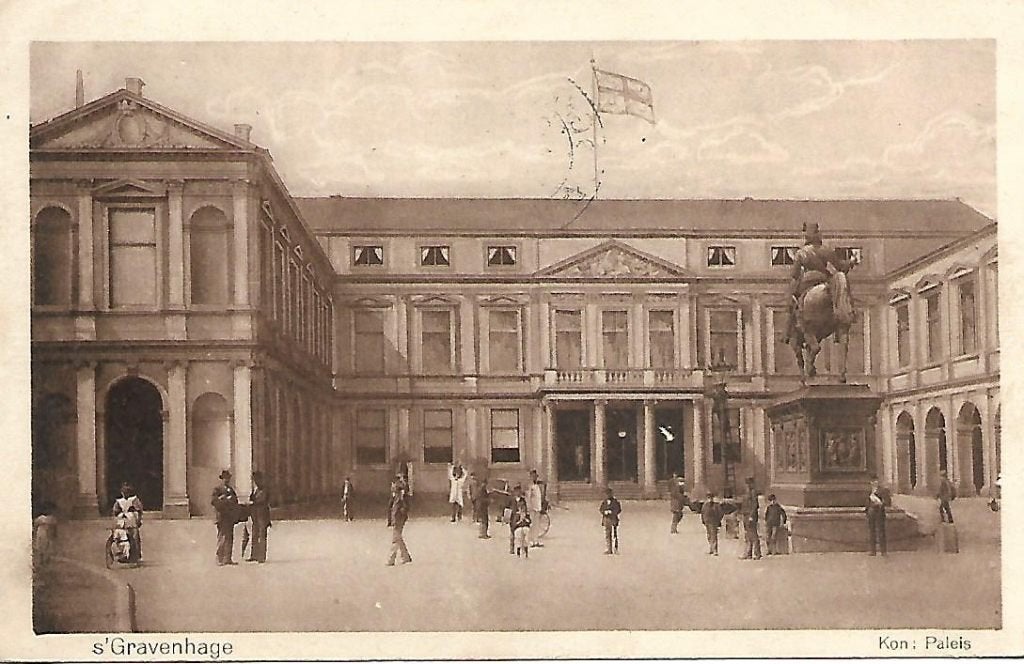 Den Haag- -Kon. Paleis., Verzenden, 1920 tot 1940, Gelopen, Zuid-Holland