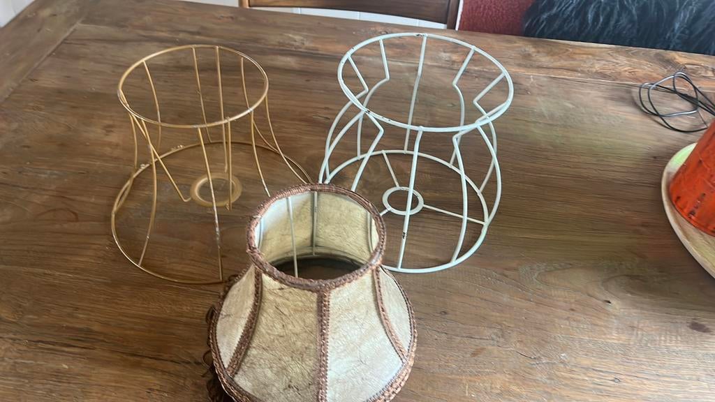 Lampenkappen, Huis en Inrichting, Lampen | Lampenkappen, Ophalen, Gebruikt, Rond, 50 cm of meer
