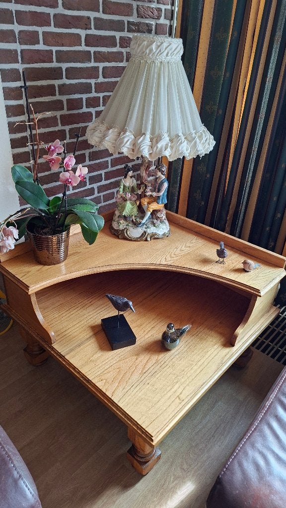 Gratis op te halen hoekkastje, salontafel, Ophalen, Gebruikt, 100 tot 150 cm, Eikenhout