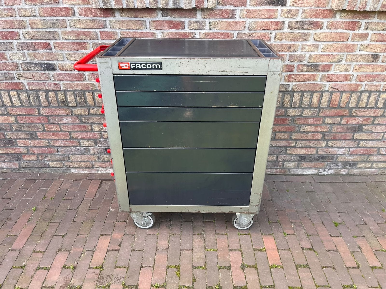 Facom Techno gereedschapswagen met inhoud, Auto diversen, Autogereedschap, Ophalen of Verzenden, Gebruikt