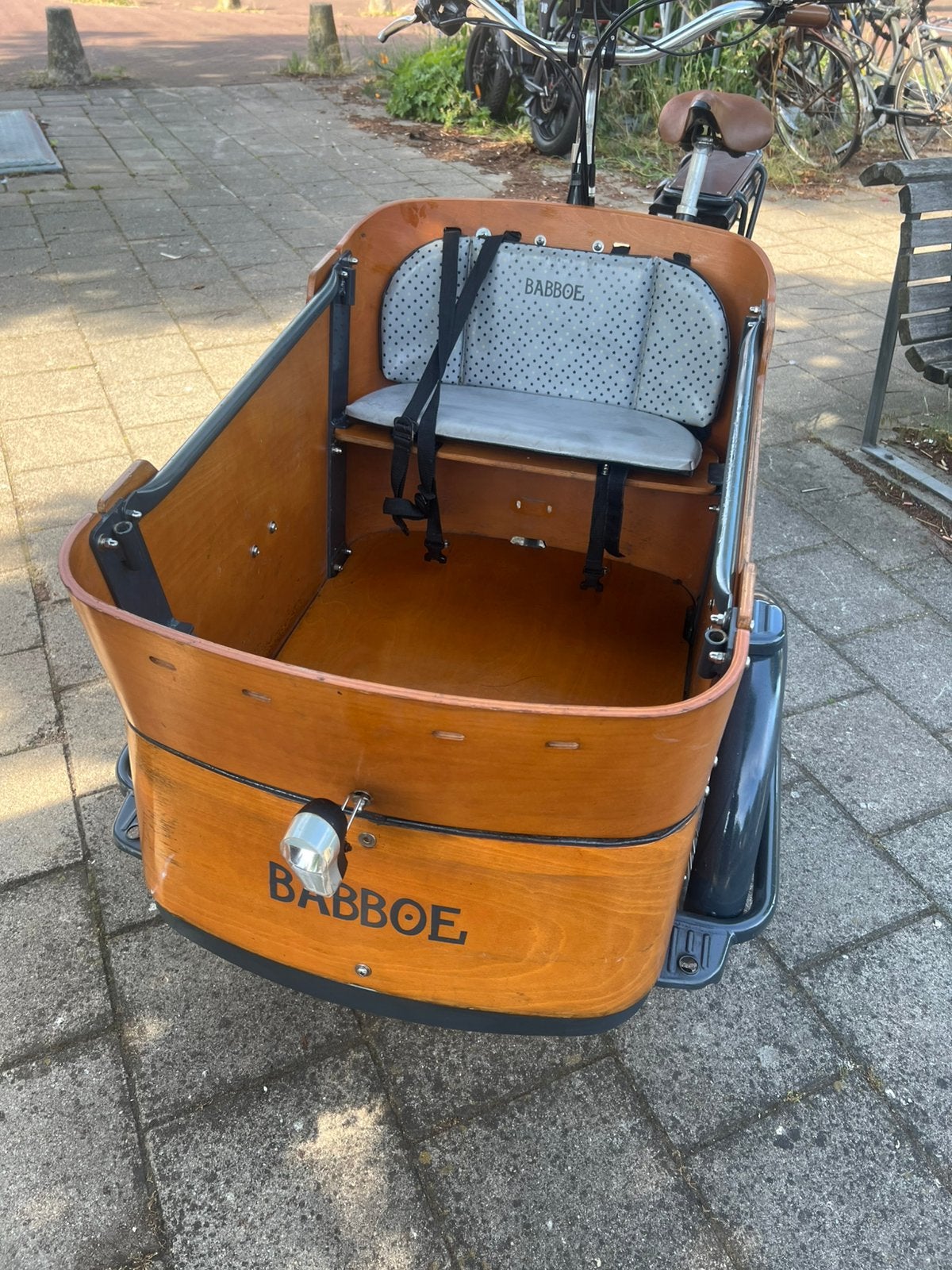 Elektrische big babboe curve, Fietsen en Brommers, Fietsen | Bakfietsen, Ophalen of Verzenden, Zo goed als nieuw, 4 kinderen of meer