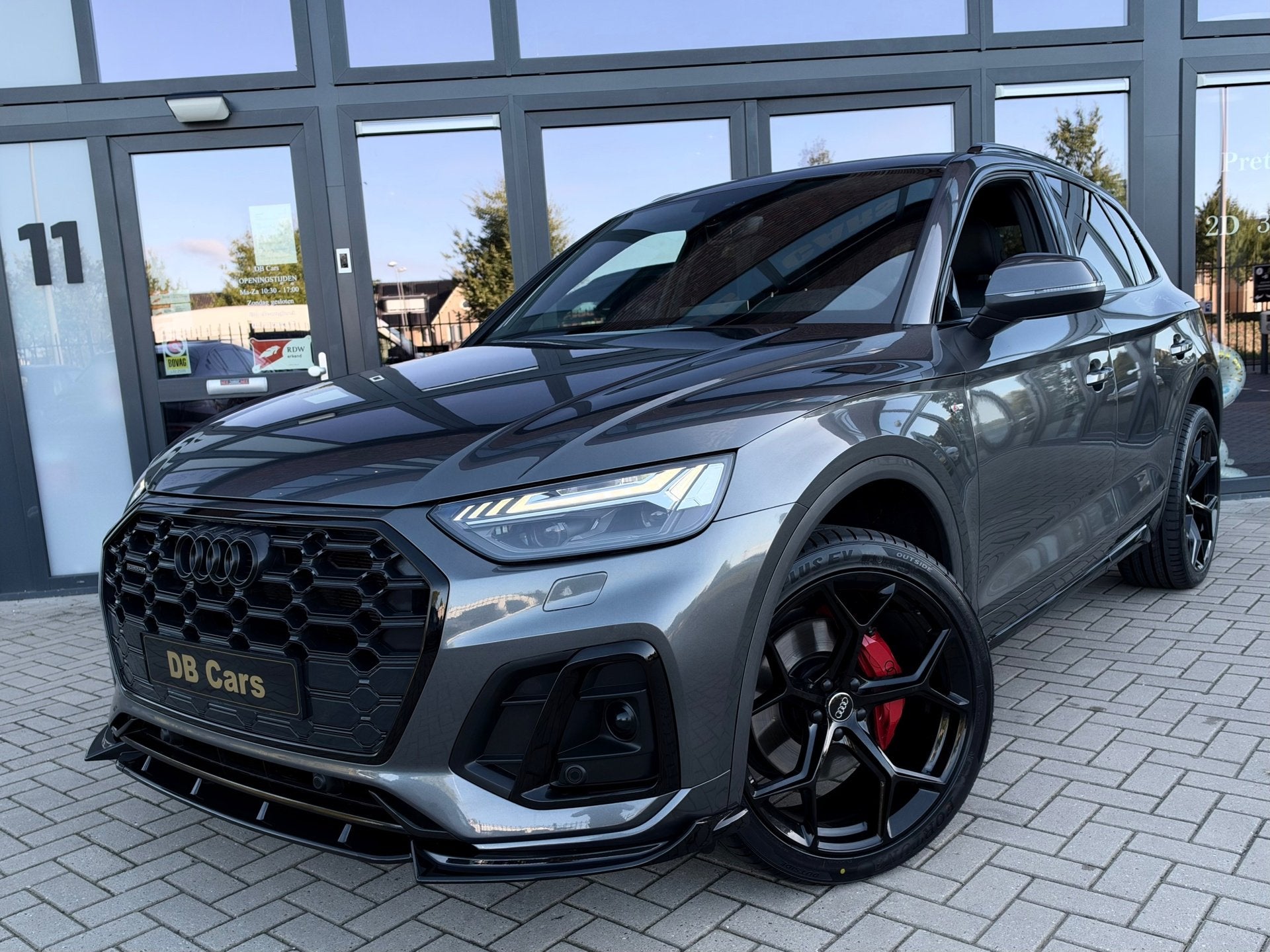 Audi Q5 50 TFSI e 3x S-LineCompetition,Pano,B&O,Memory,Matri, Automaat, Dealer onderhouden, Gebruikt, Zwart