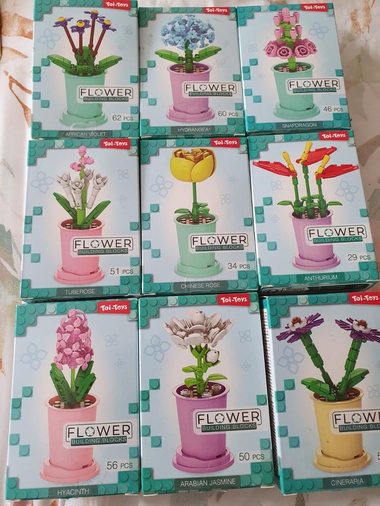 Bloemen bouwstenen, Ophalen of Verzenden, Zo goed als nieuw, Overige merken