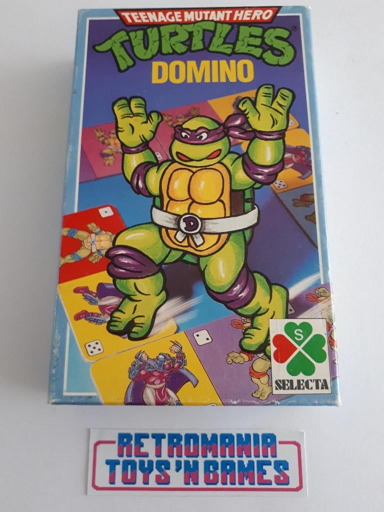 bordspel - tmnt turtles domino, Ophalen of Verzenden, -, -, -