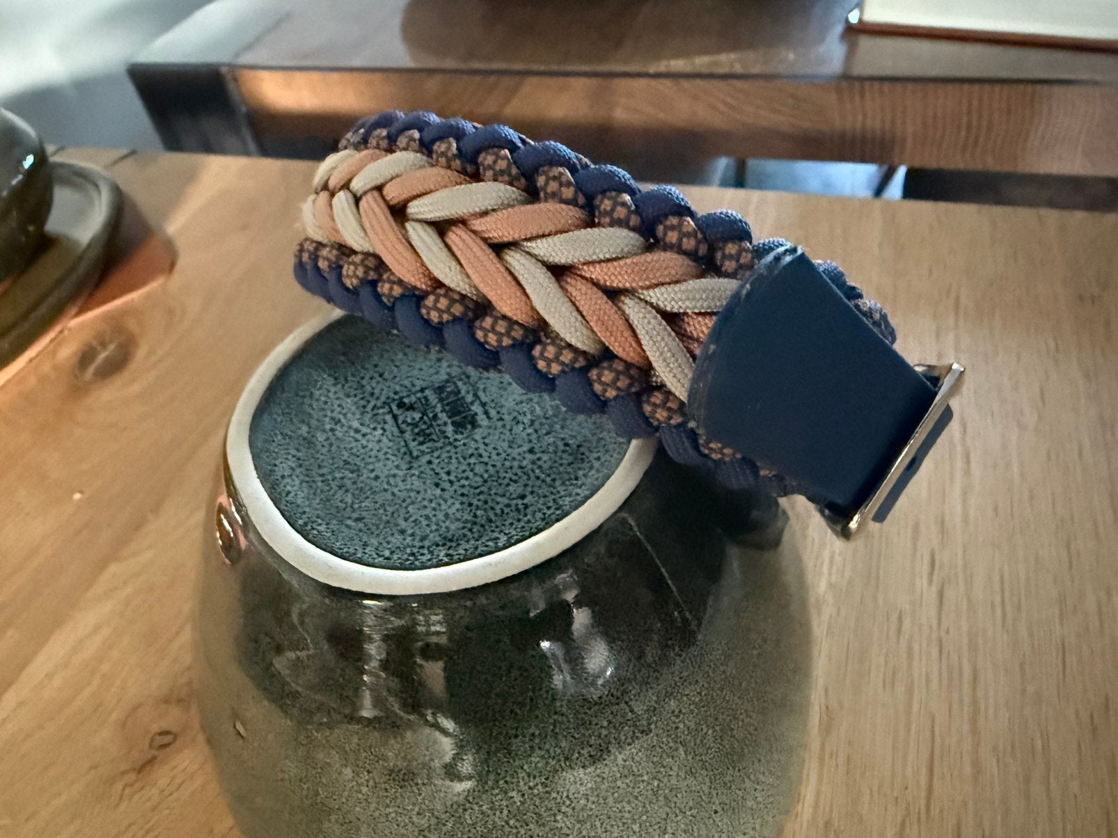 Paracord hondenhalsband verstelbaar 32-37 cm, Ophalen of Verzenden, Zo goed als nieuw
