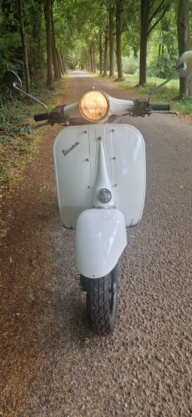 AGM Vintage Scooter - Wit, Fietsen en Brommers, Ophalen, Gebruikt, Overige modellen, Maximaal 45 km/u