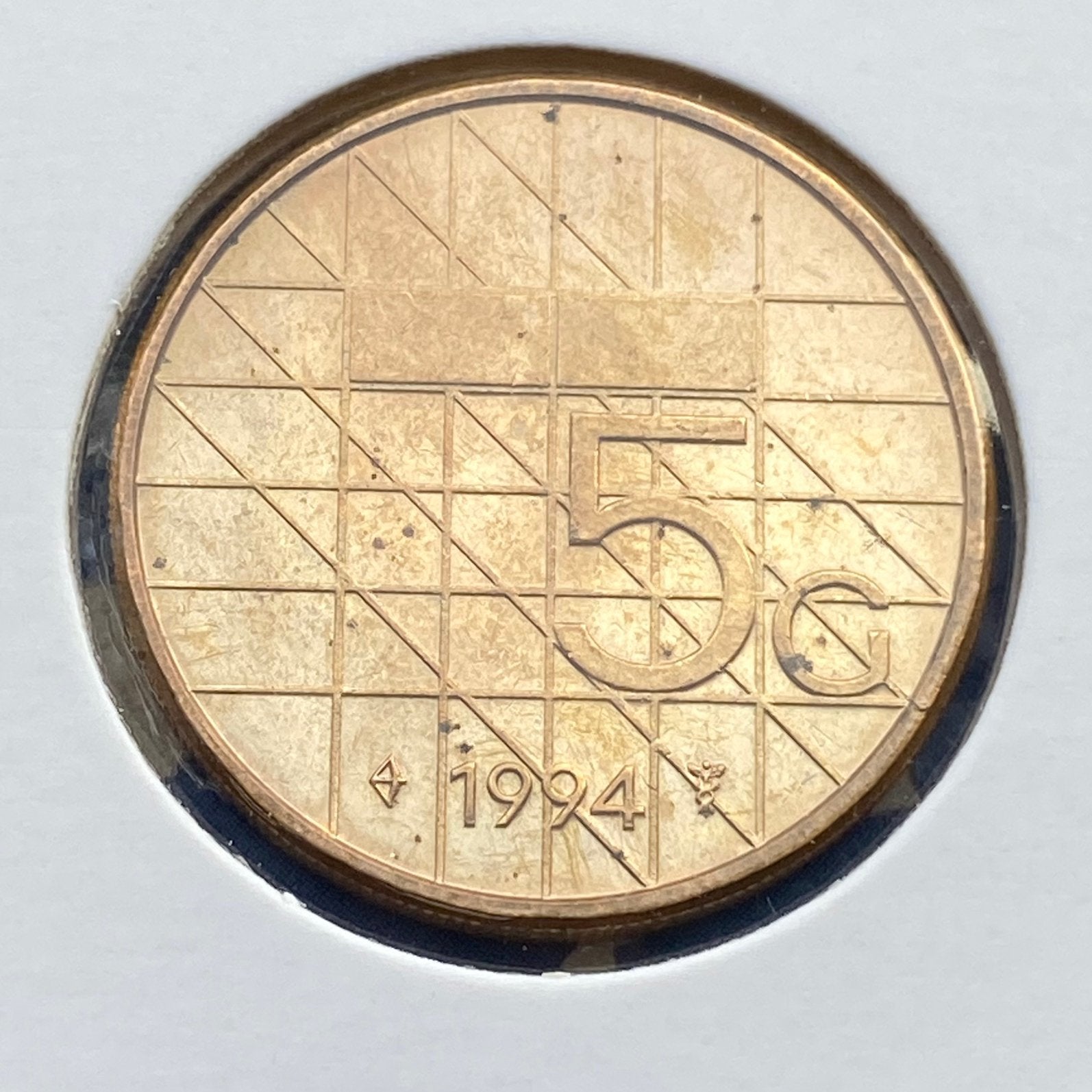 5 Gulden / Vijfje uit 1994 van Beatrix, Postzegels en Munten, Munten | Nederland, Verzenden, Koningin Beatrix, 5 gulden, Losse munt