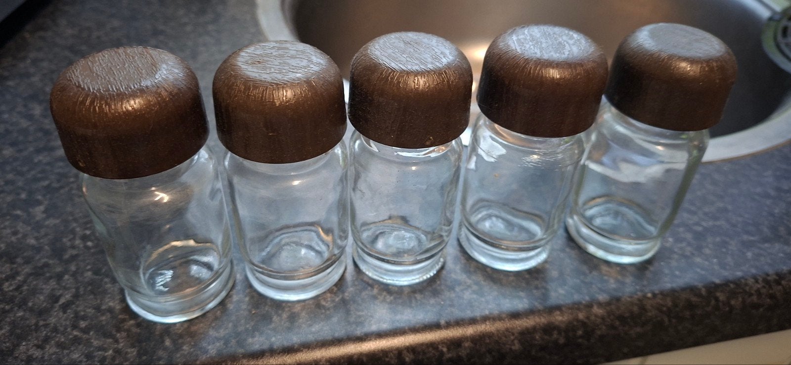 kruidenpotjes retro vintage 5 x kruidenpotje, Ophalen