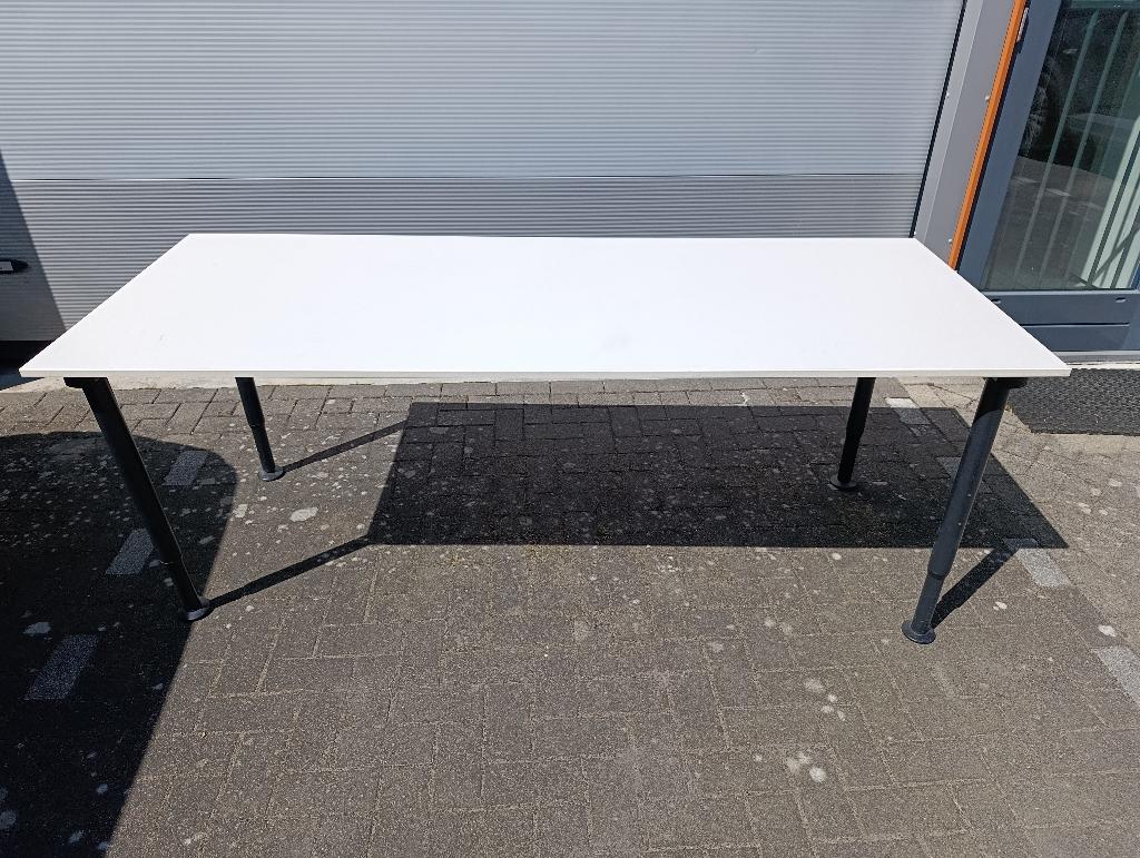 kantoor tafel 220x80, Ophalen, Overige typen, Gebruikt, In hoogte verstelbaar