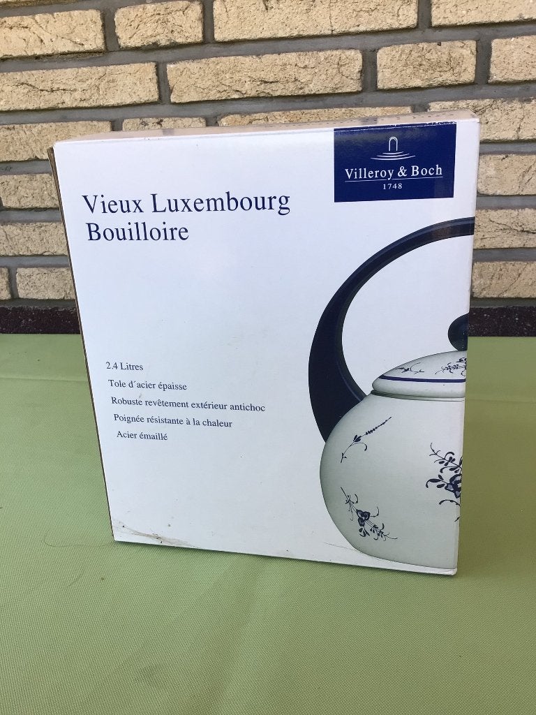 Fluitketel van Villeroy en Boch Vieux Luxembourg, Klassiek, Nieuw, Ophalen of Verzenden, Metaal